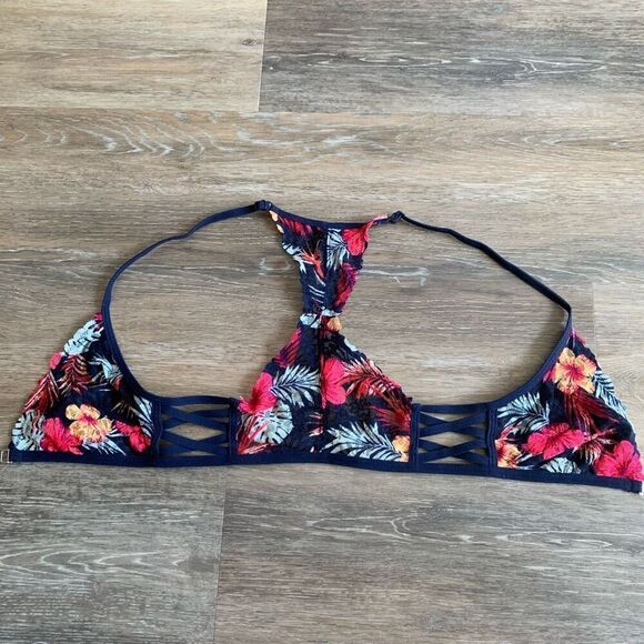 PINK Victoria Secret bralette front clasp racer back style size xs - Picture 4 of 9